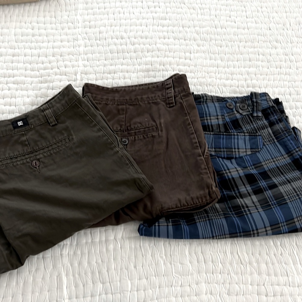 Men’s Bermuda Shorts  , Lot of 3, Size 33/34